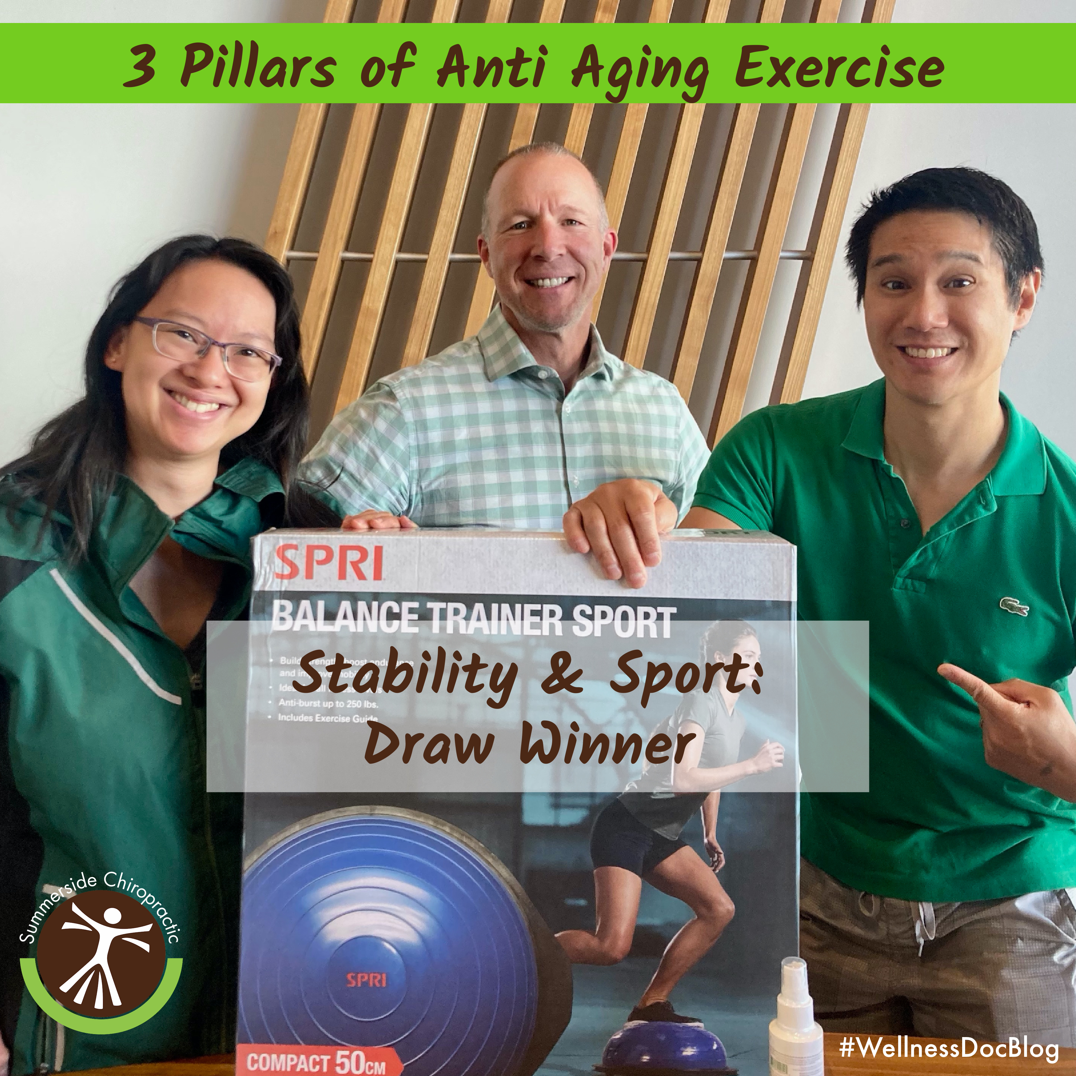 3 Pillars of Anti Aging Exercise - Congratulations to our Winners!